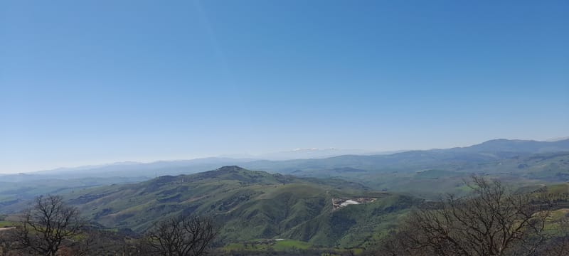 Salandra e S. Angelo visti dalla Piana di S. Giovanni