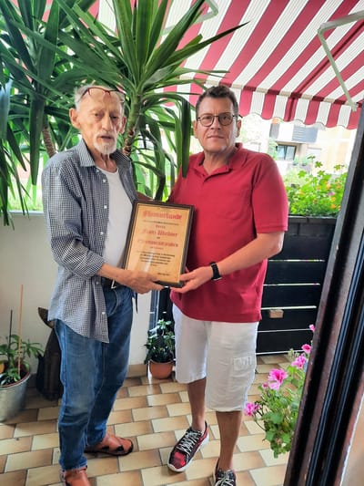 Ehrenmitglied auf Lebenszeit und Berater des Vorstandes Franz Wiedner