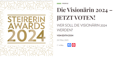 Voting für "STEIRERIN"-AWARD/ Visionärin hat unsere Grazer Transplantchirurgin Priv.-Doz. Dr.med.univ. MBA FEBS Daniela Kniepeiss für sich entscheiden können!