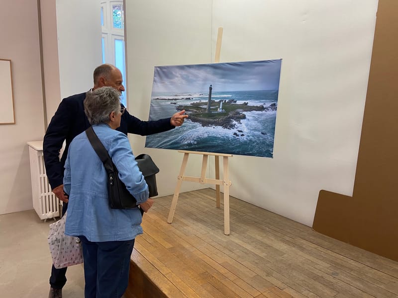 Exposition du phare de l'Île Vierge | Paris | 2022