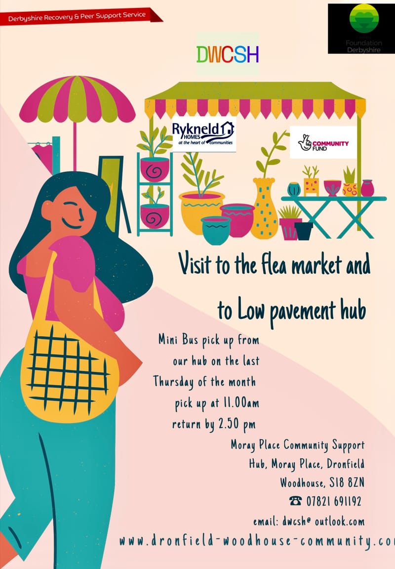 Visit To Flea Market chesterfield 10.30am-2.30pm