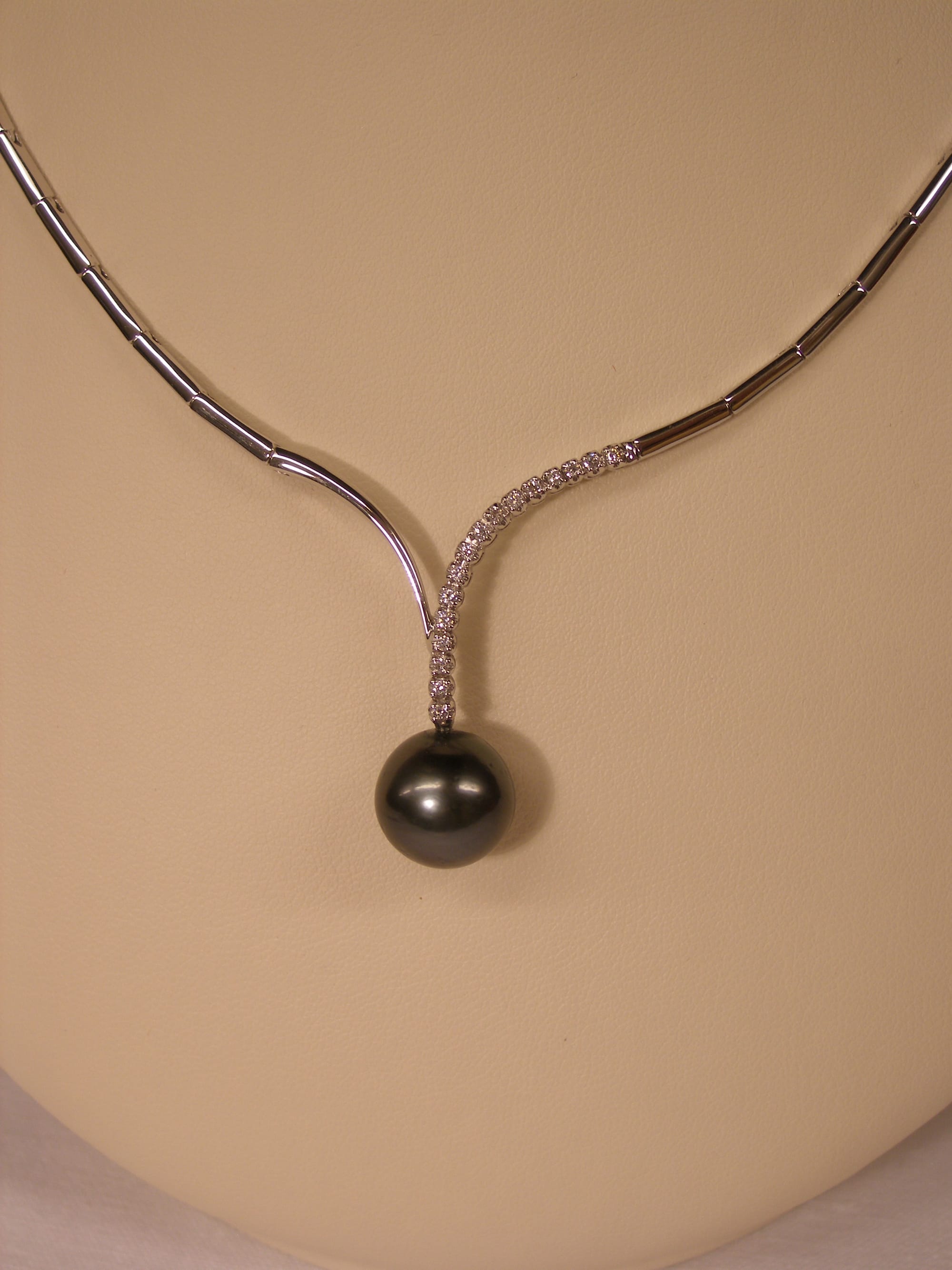 Girocollo in Oro Bianco 750°