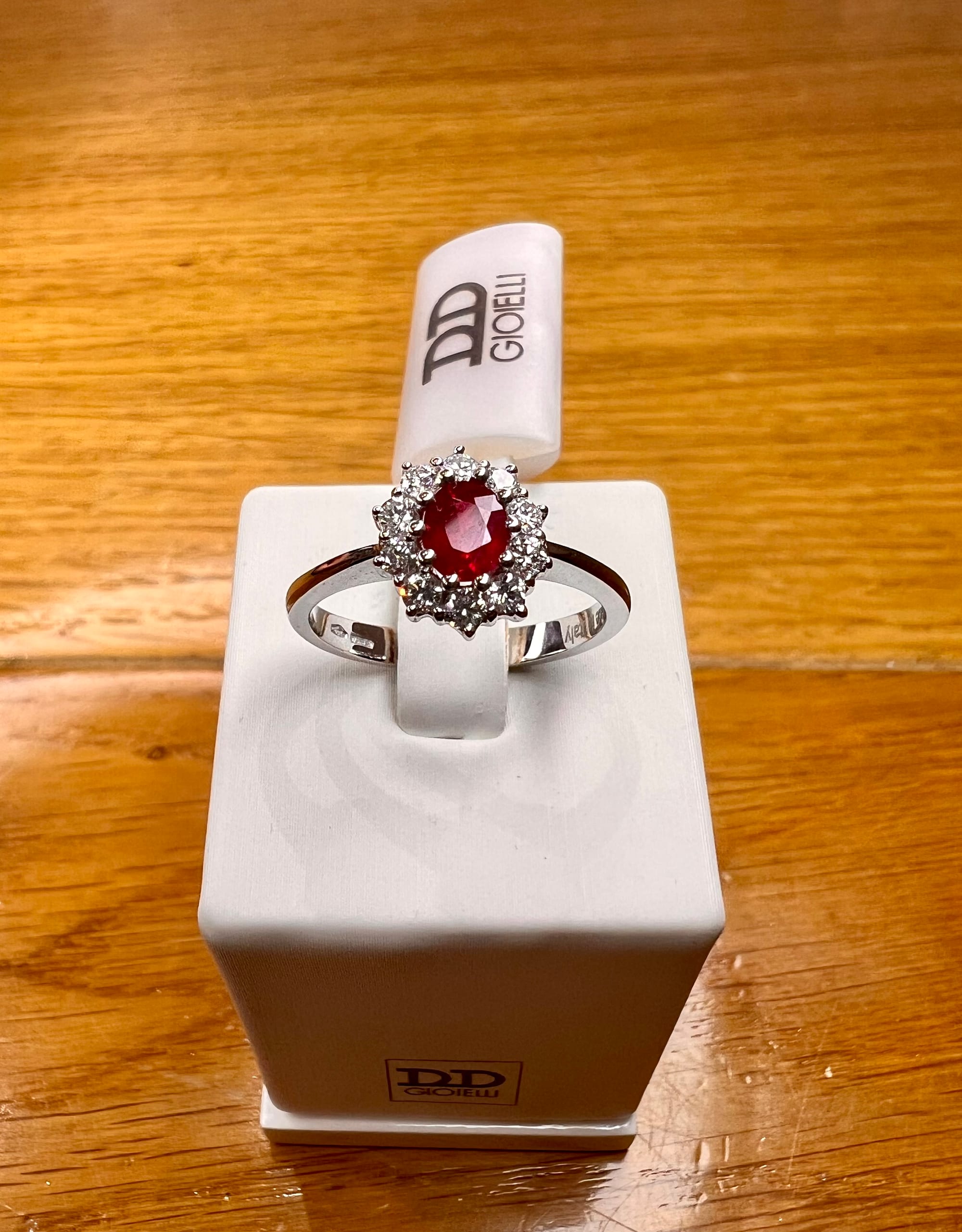 Anello Oro Bianco 750°