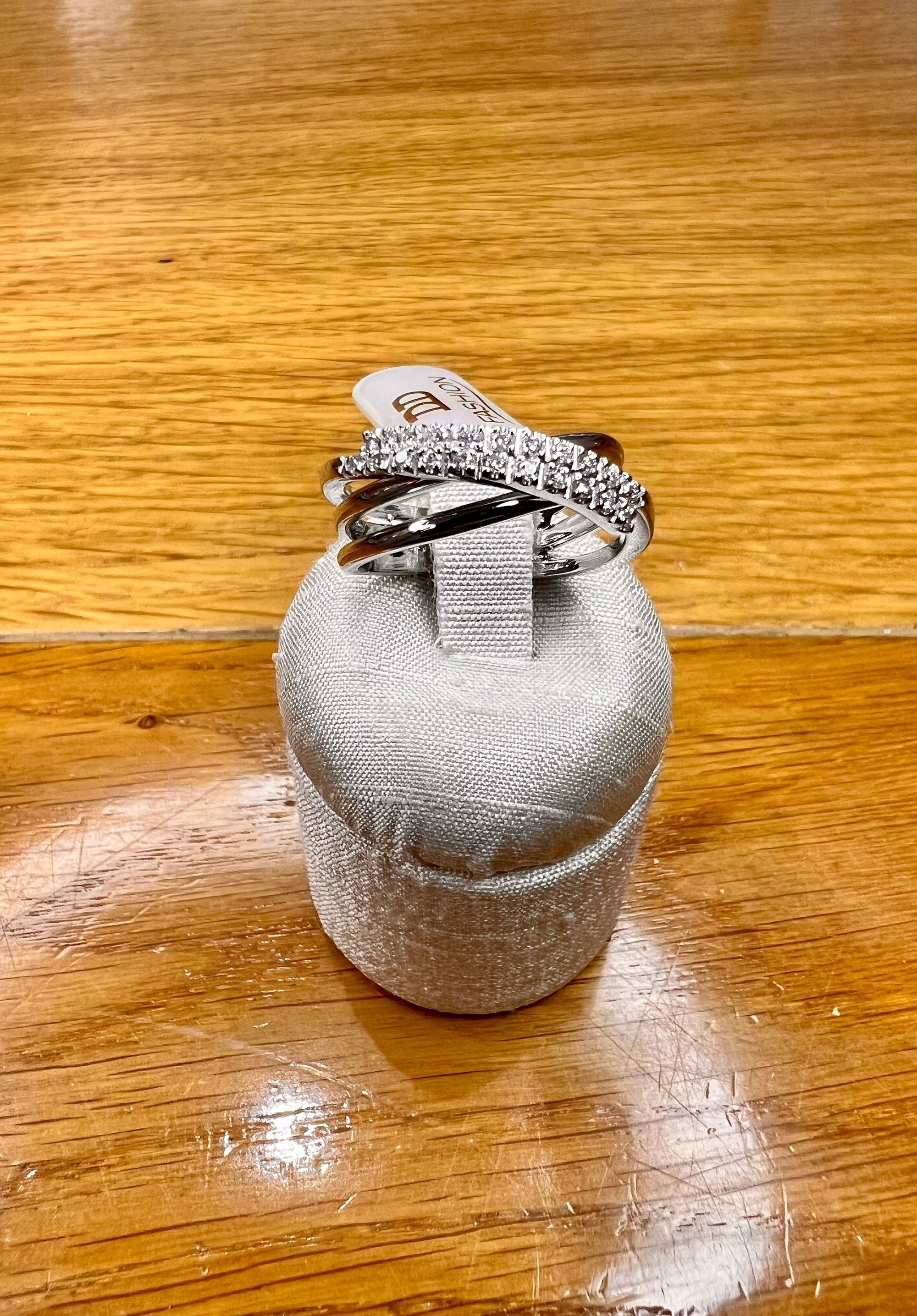 Anello Oro Bianco 750°