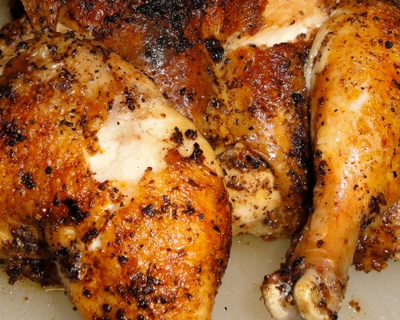 GREEK STYLE BUTTERFLIED WHOLE CHICKEN