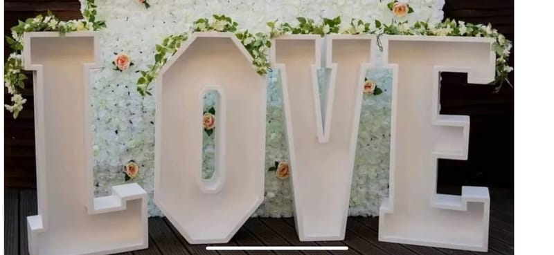 4 Foot High Love Letters