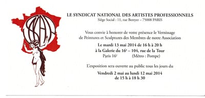 exposition de PARIS 2014