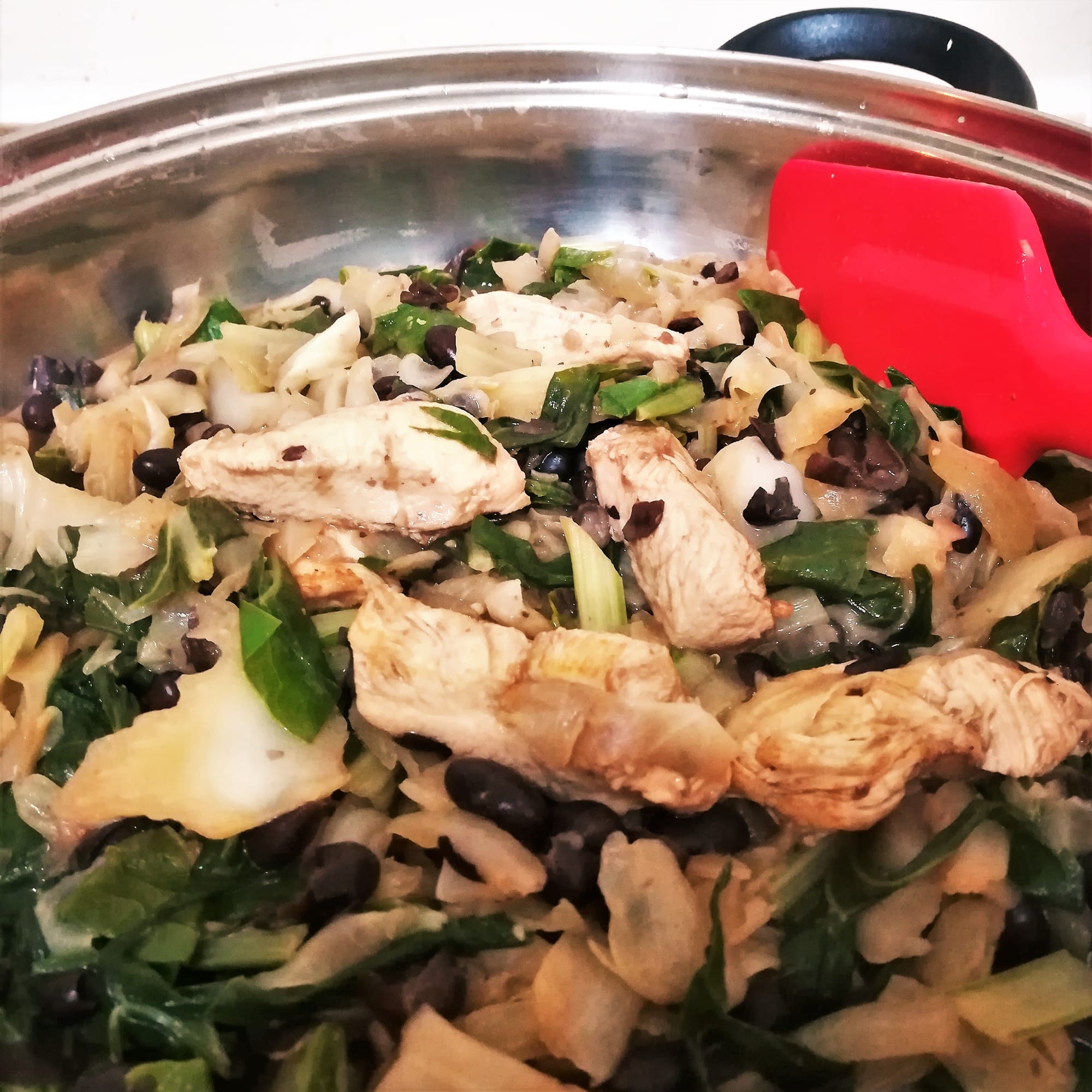 Chicken Black Bean Stir Fry