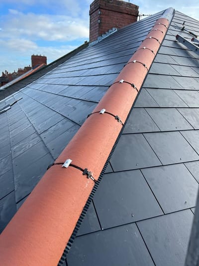 Roofing works overview image