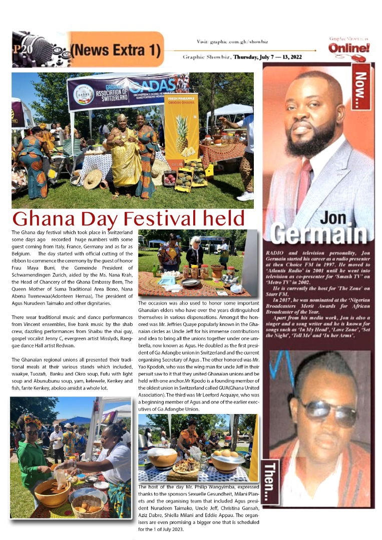 Agus holds 'Ghana Day Festival' in Switzerland