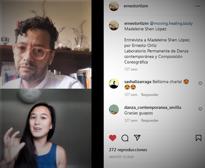 entrevistas a artistas e investigadores escénicos en instagram image