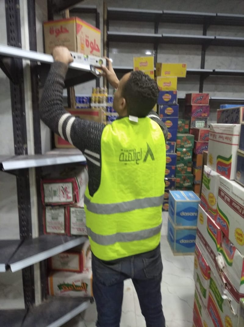 بعض الصور من اعمالنا { تجهيزات سوبر ماركت }