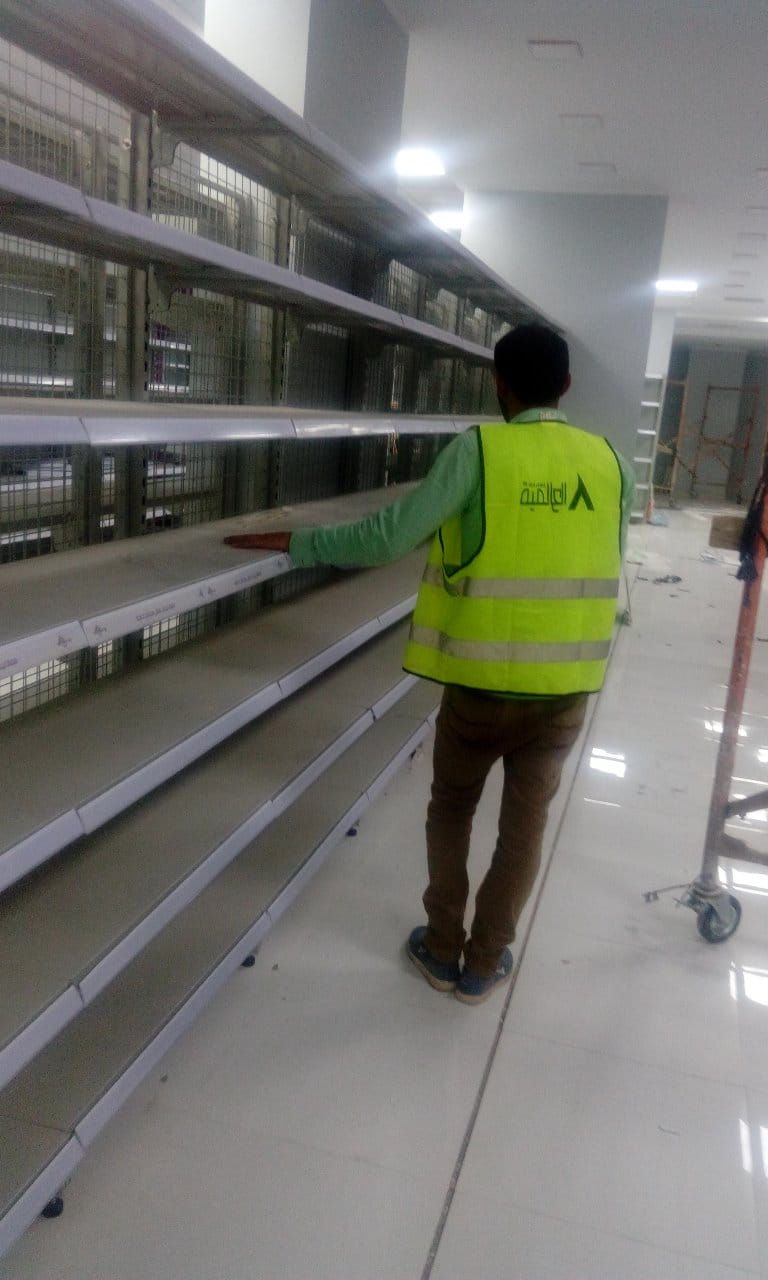 بعض الصور من اعمالنا { تجهيزات سوبر ماركت }