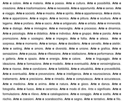 L’ARTE E LA PRATICA ARTISTICA: RISORSA PERSONALE