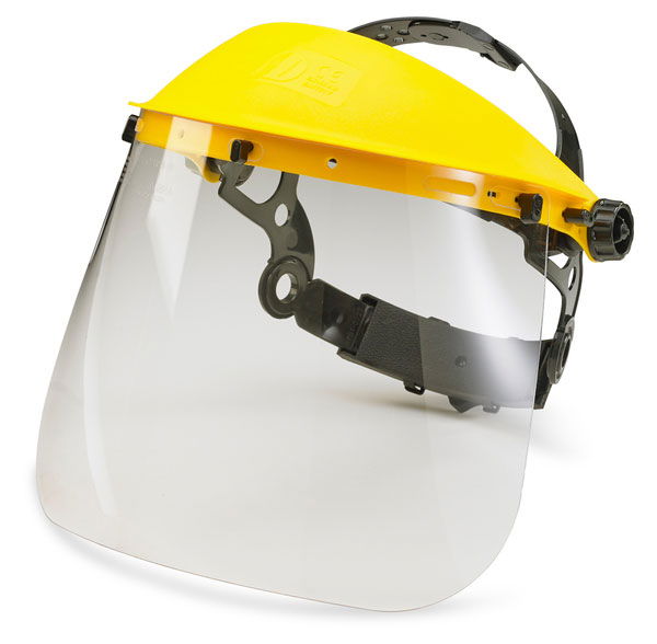 Face Shield with clear polycarbonate visor £10