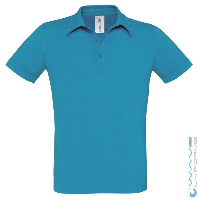 B&C Atoll Blue Mens Poloshirt  £3