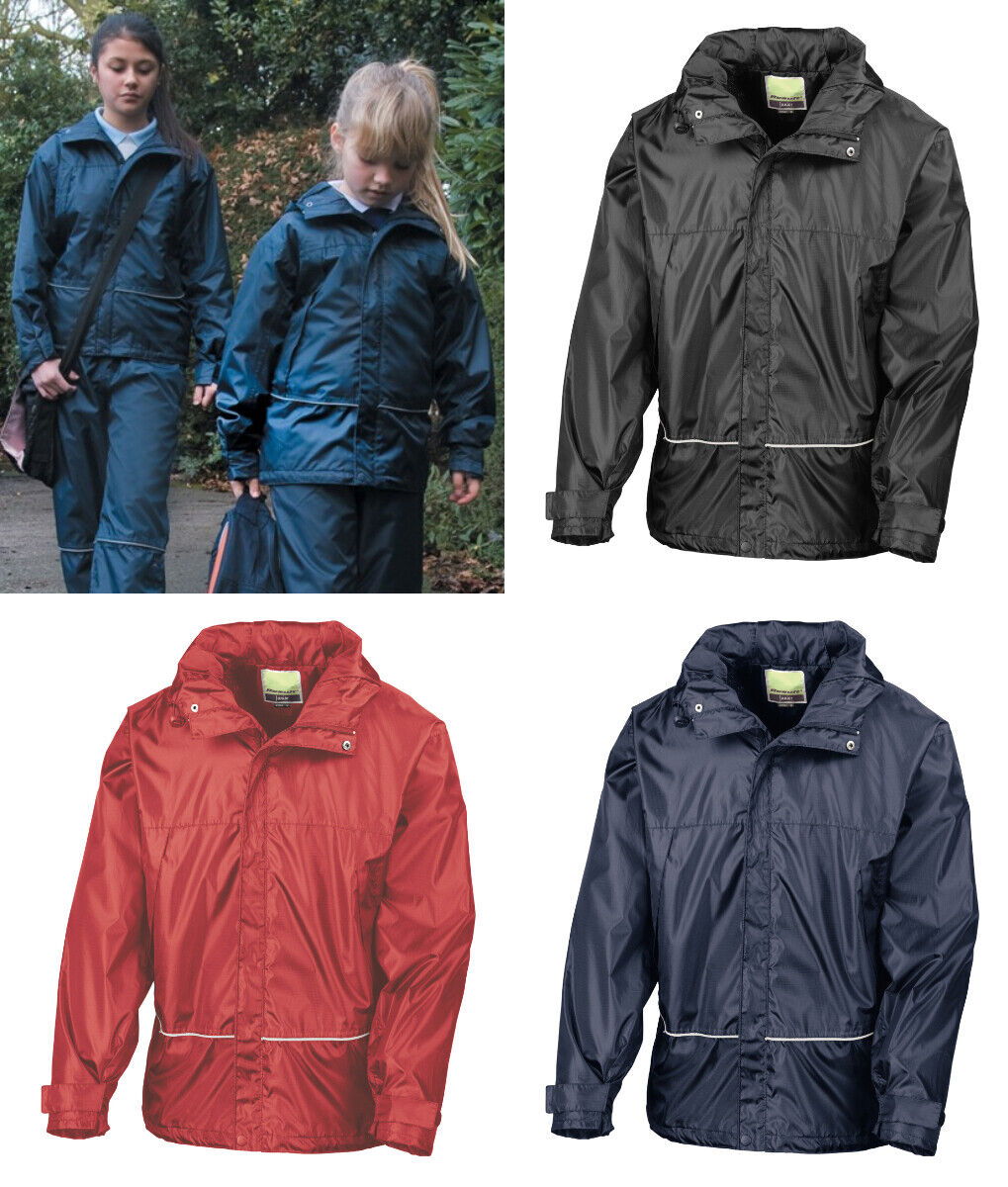 Kids Waterproof lightweight Result Jacket £5