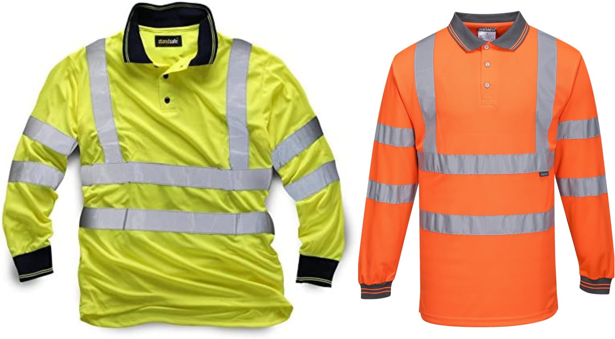 Hi Viz Long Sleeve Poloshirt  £12