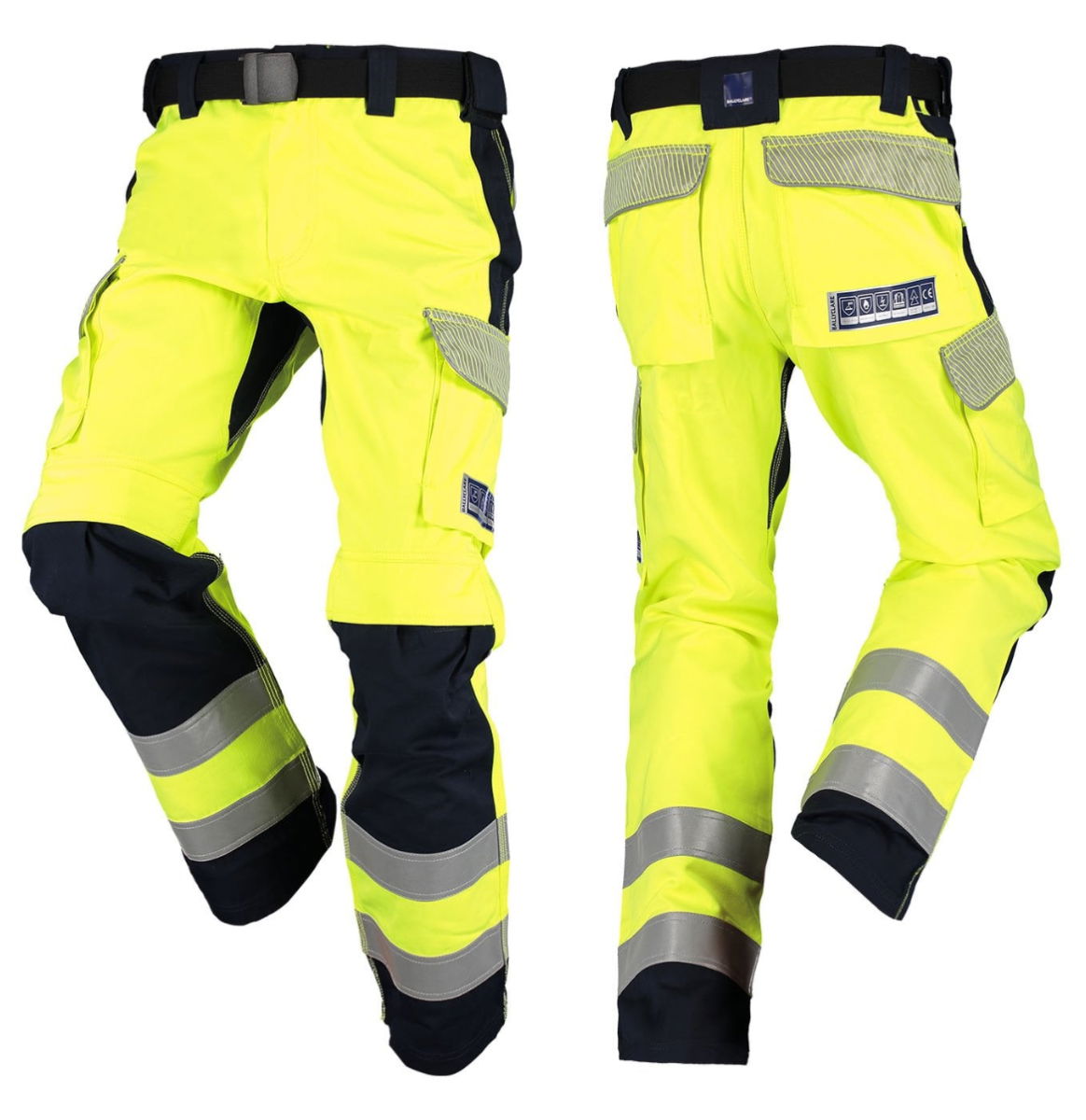 Yellow Flame retardant Hi-Viz Ballyclare Trouser 58350/486  £35