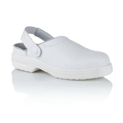 White hygiene clog shoe  £12