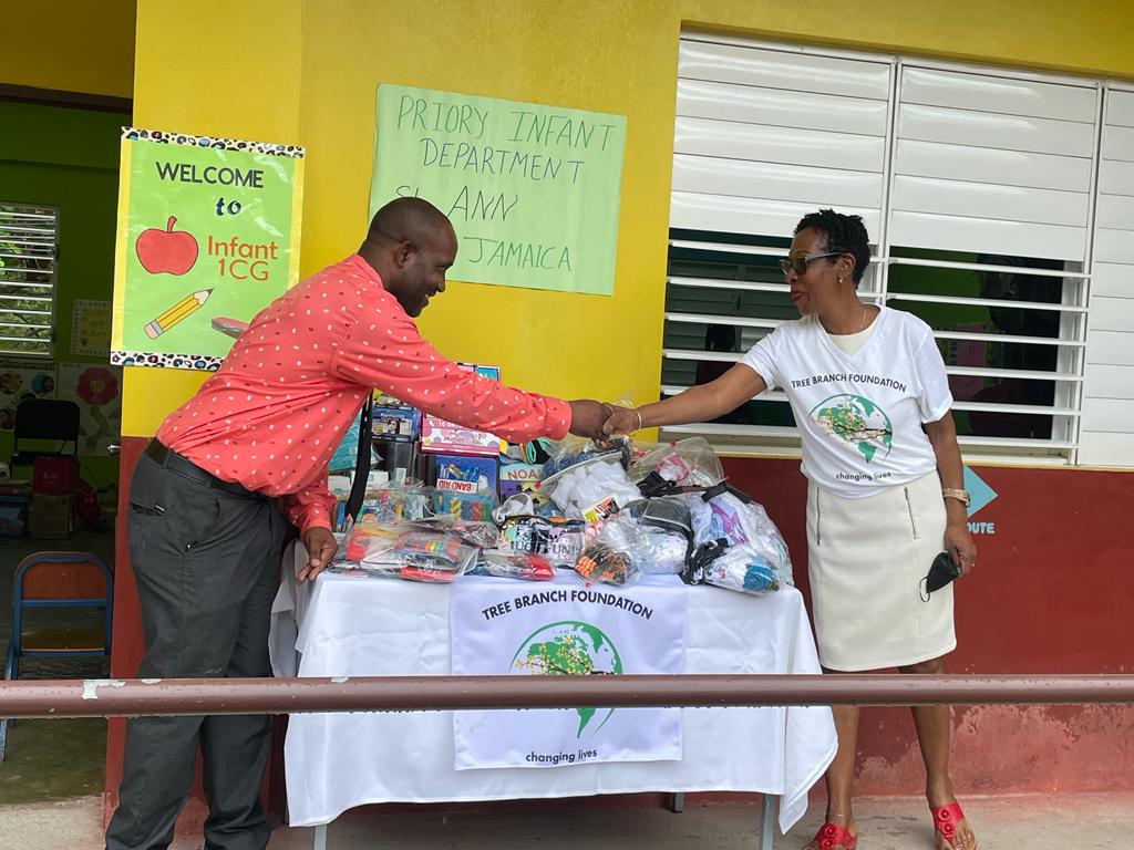 March 2022:  Priory Primary and Infant School, St. Ann’s Bay, Jamaica