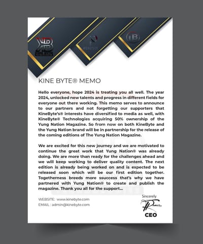 KineByte Partners Yung Nation for their Magazine brand to create and publish the next editions