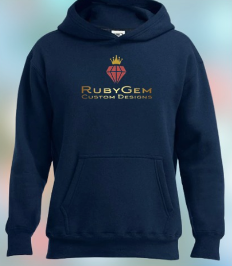RubyGem Hoodie Sweatshirt (Navy)