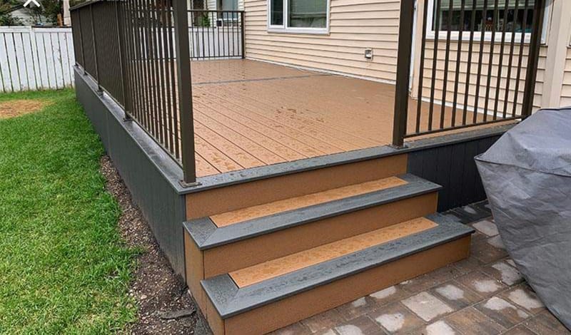 decking & fence