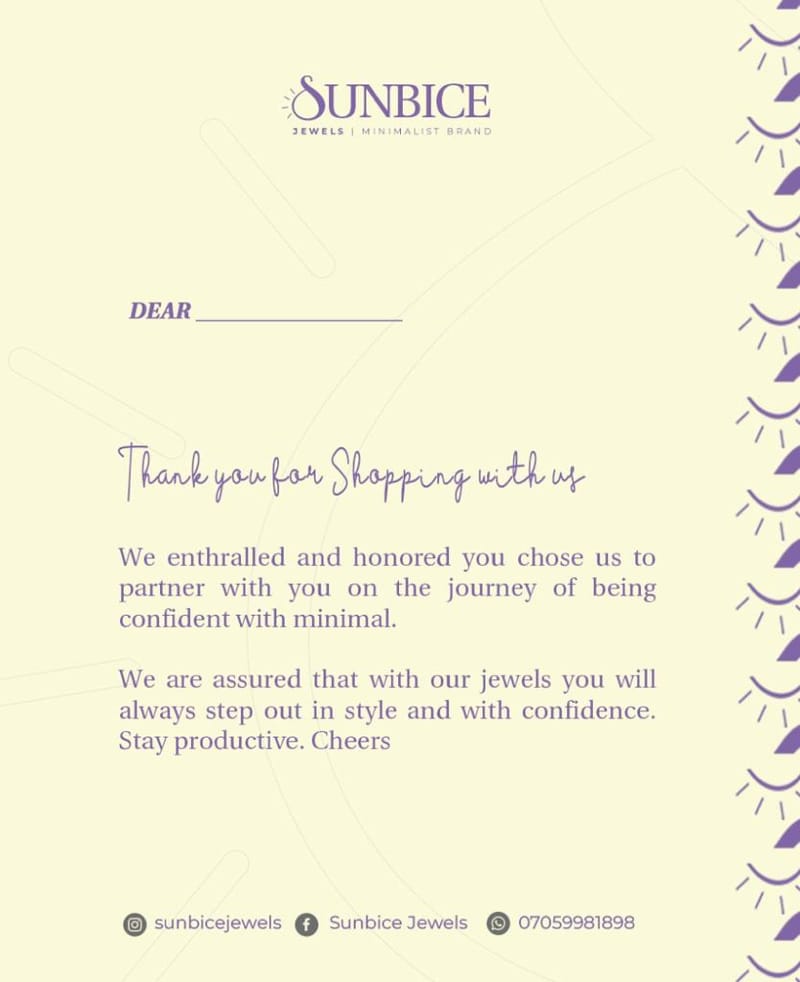 SUNBICE JEWELS