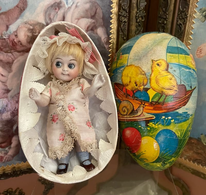 Poupée antique en biscuit - France