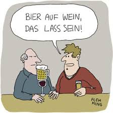 Beer after wine? Uh-oh!