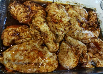 חזה עוף עסיסי בתנור