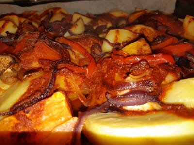 עוף בתנור עם בטטה חגיגי