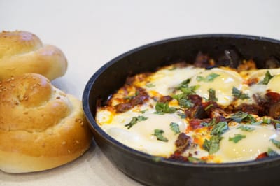 שקשוקה חצילים