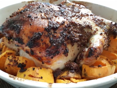 עוף שלם ובטטות