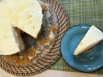 עוגת גבינה ושוקולד לבן נעמה קדוש