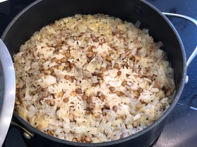 מג׳דרה אורז ועדשים