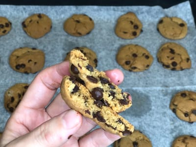 עוגיות שוקולד צ’יפס פרווה