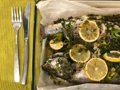 דג אפוי בתנור - לבראק