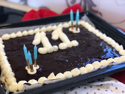 עוגת שוקולד יום הולדת