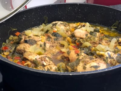 פרגיות עם ירק הכל בסיר אחד