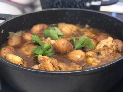 פרגיות עם תפוחי אדמה בטעם שווארמה