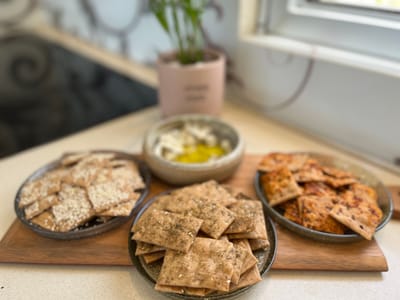 קרקרים מכוסמין מלא