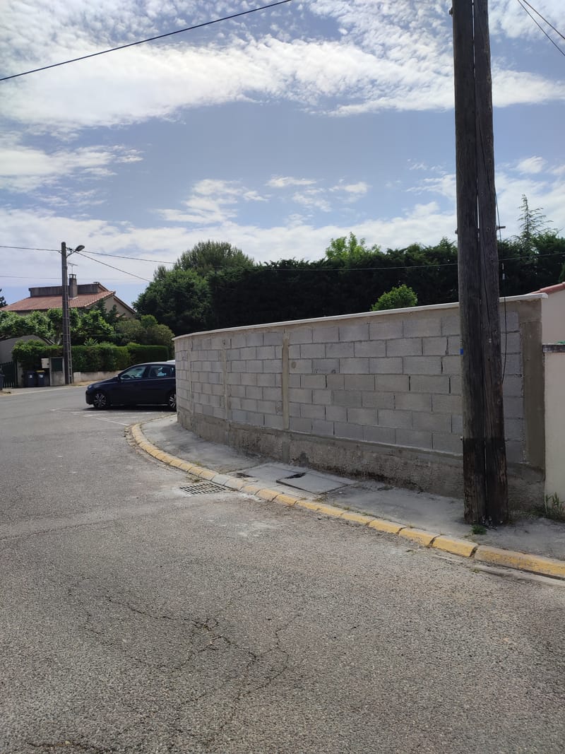 Création mur en béton