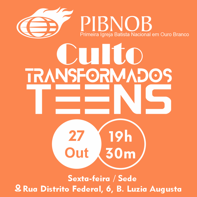 Culto Transformados Teens
