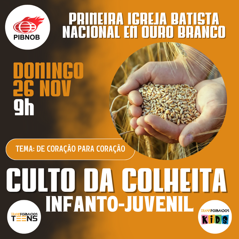Culto da Colheita Infanto-juvenil