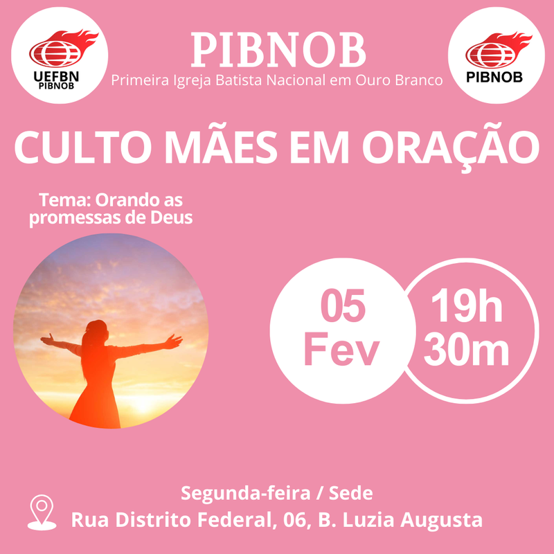 Culto Mães em Oração