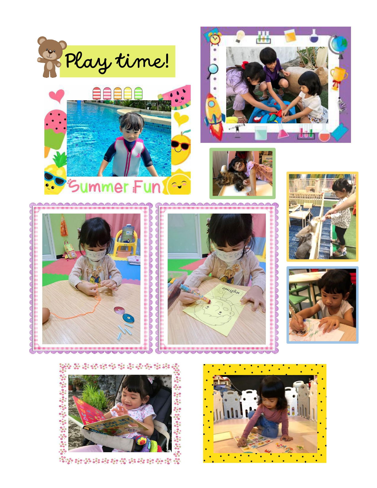 I learn when I play! 