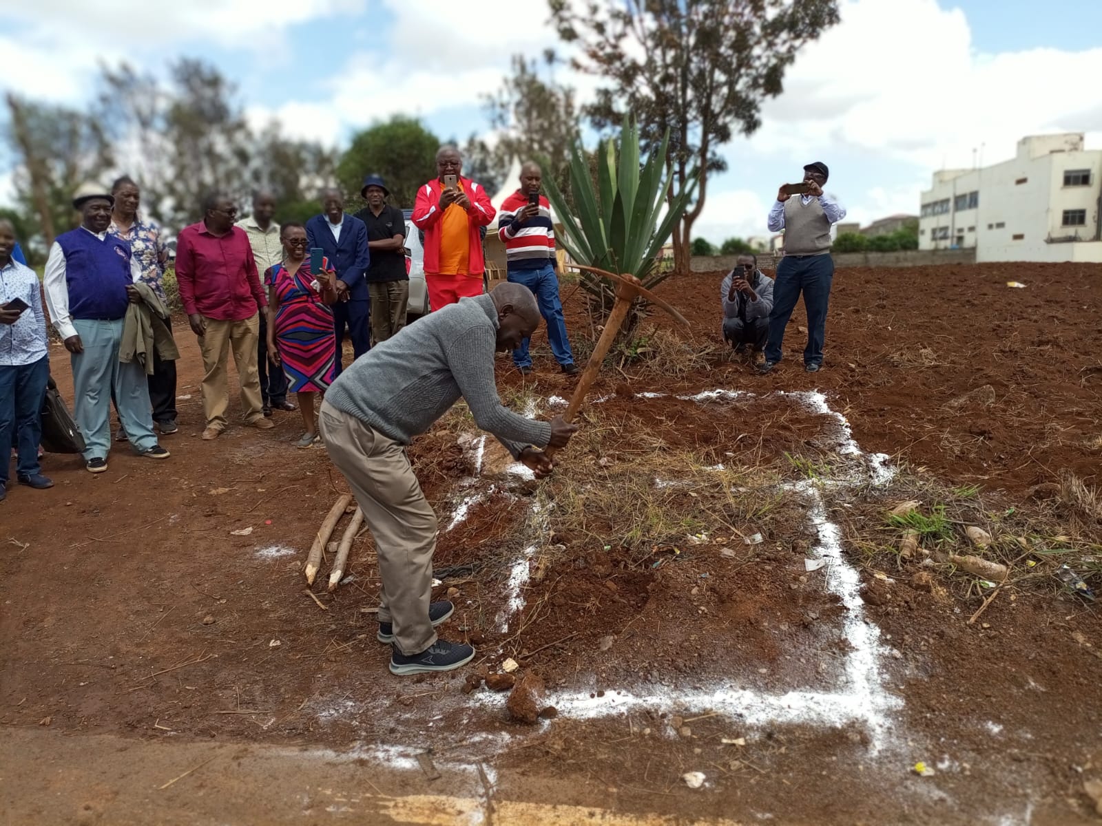 Michuki Zone & Security Committee Chair and on the Launch of the Gate Project