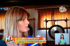 Reportagem RTP sobre a massagem de som Peter Hess